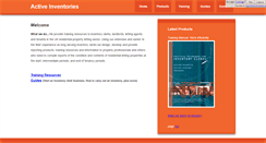 Desktop Screenshot of activeinventories.co.uk