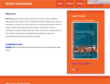 Tablet Screenshot of activeinventories.co.uk